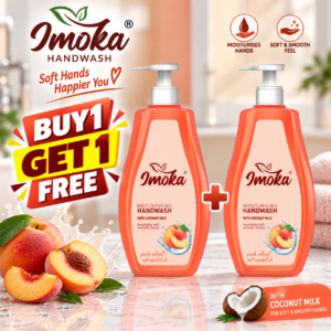 Imoka Handwash Peach 400ml