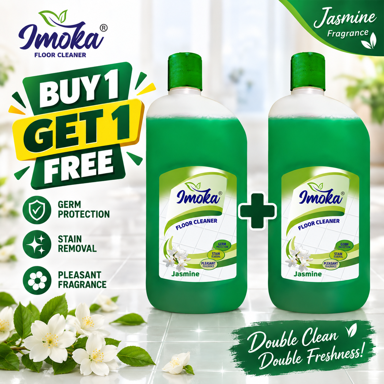 Imoka Floor Cleaner Jasmine 1L