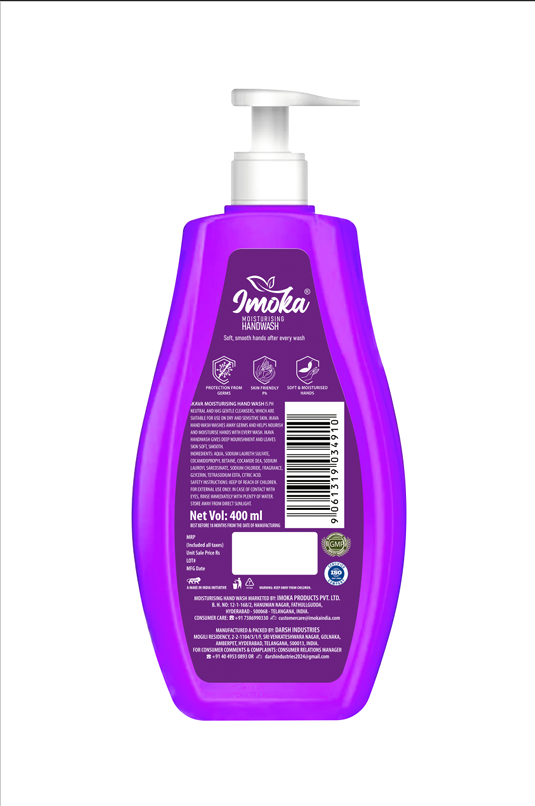 Imoka Handwash Blueberry 400ML - Image 2