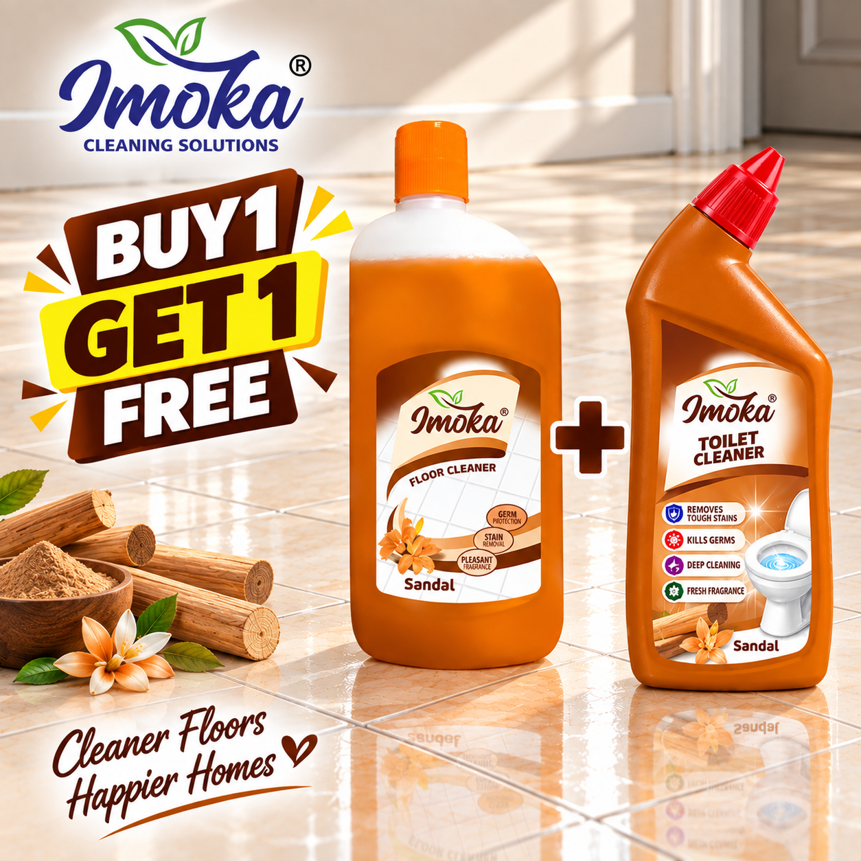 Imoka Floor & Toilet Cleaners Sandal 1L